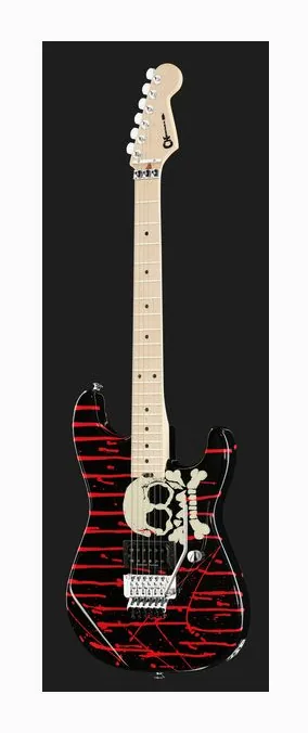 Charvel Warren DeMartini Signature, manico e tastiera visti di lato