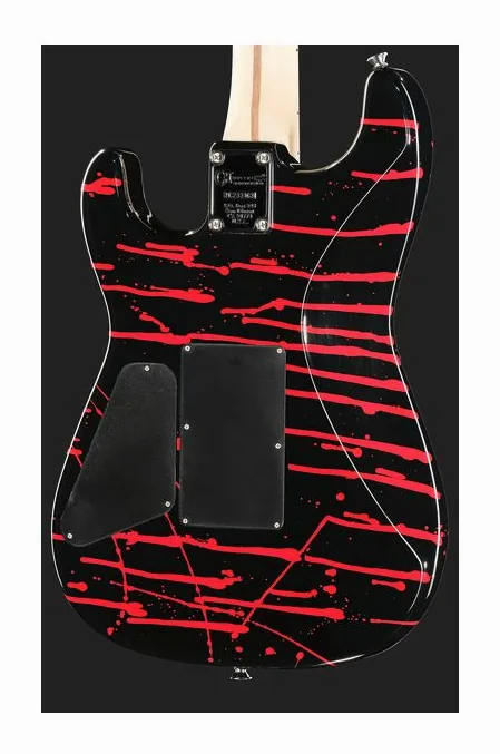 Charvel Warren DeMartini Signature, paletta con meccaniche e logo