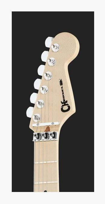 Charvel Warren DeMartini Signature, corpo e verniciatura in primo piano