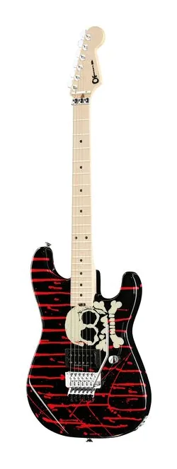 Charvel Warren DeMartini Signature in primo piano frontale