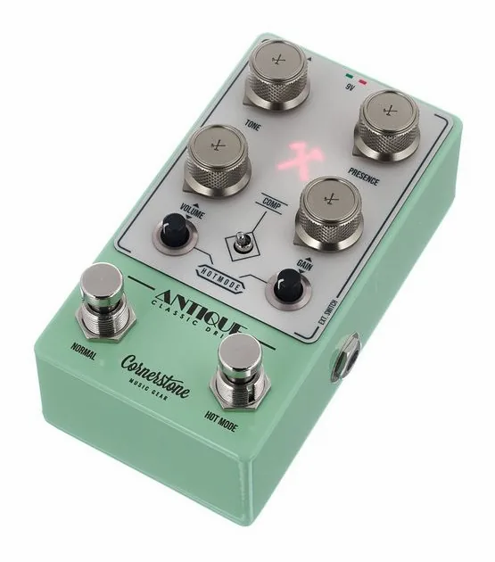Cornerstone Antique V3 Overdrive fotografato frontalmente