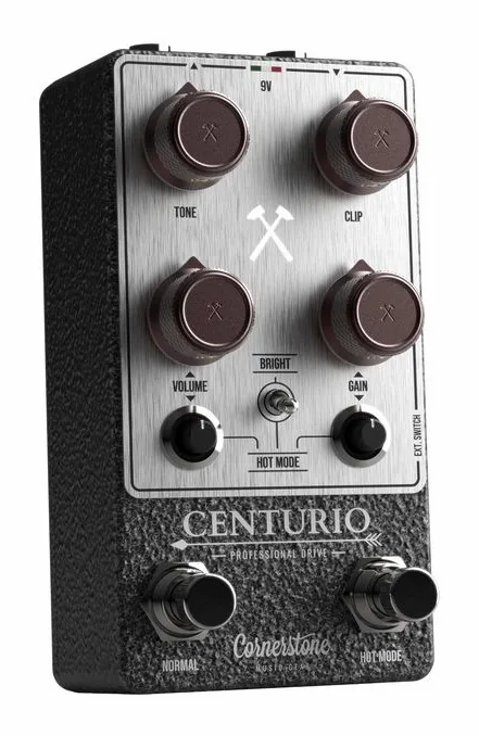 Cornerstone Centurio Dual Overdrive, manopole viste dall'alto