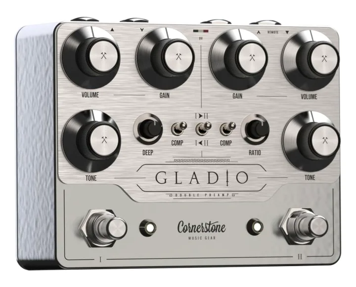 Cornerstone Gladio MKIII Double Preamp, ingressi e uscite laterali