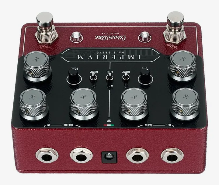 Cornerstone Imperium V2 Dual Overdrive, grafica del pannello superiore