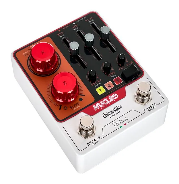 Cornerstone Nucleo Stereo Reverb, ingressi e uscite laterali
