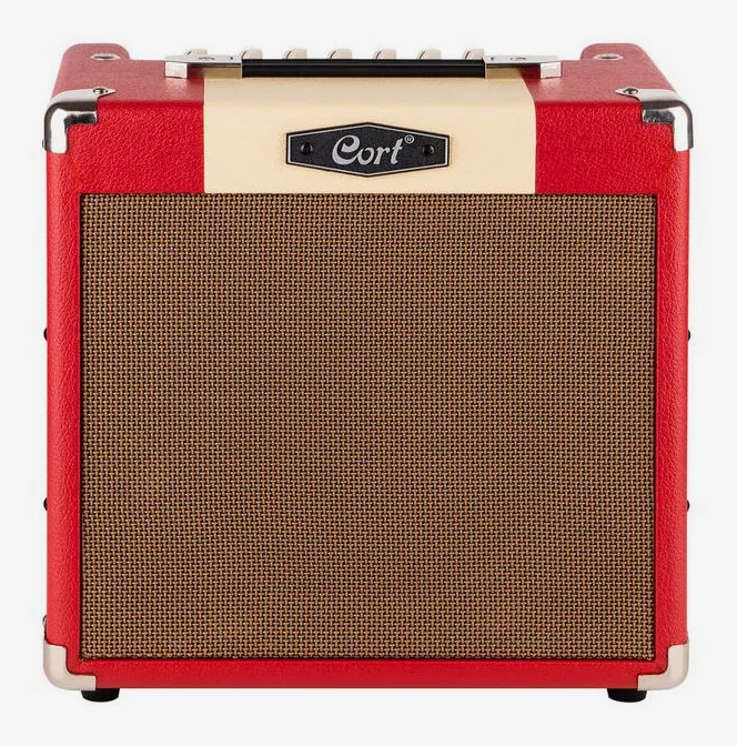 Cort CM15-R Dark Red, vista dall'alto della testata