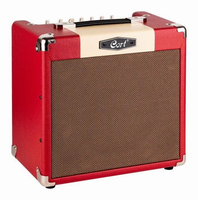 Cort CM15-R Dark Red, manopole e selettore dei canali
