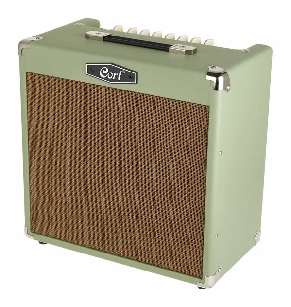 Cort CM30R Combo Pastell Green, vista dall'alto della testata