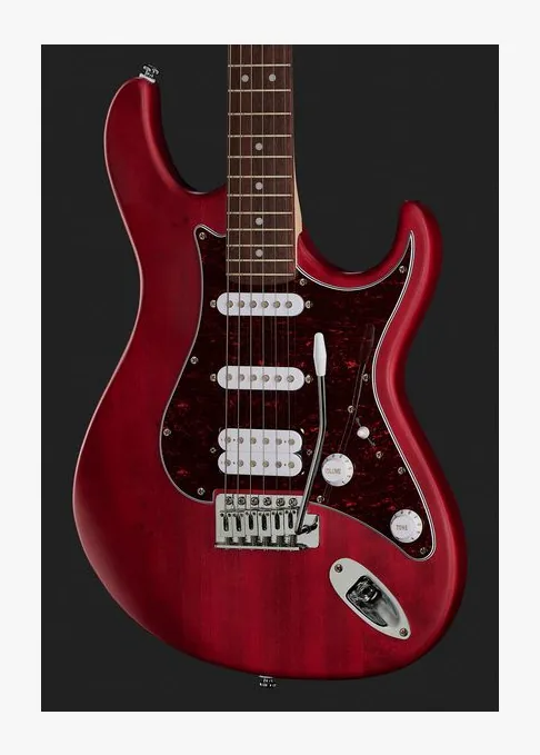 Cort G110 Open Pore Black Cherry, capotasto e prime posizioni della tastiera