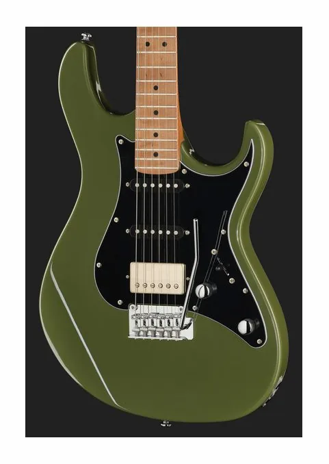 Cort G250 SE Olive Dark Green, capotasto e prime posizioni della tastiera
