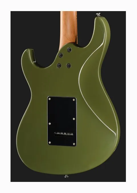Cort G250 SE Olive Dark Green, manico e tastiera visti di lato