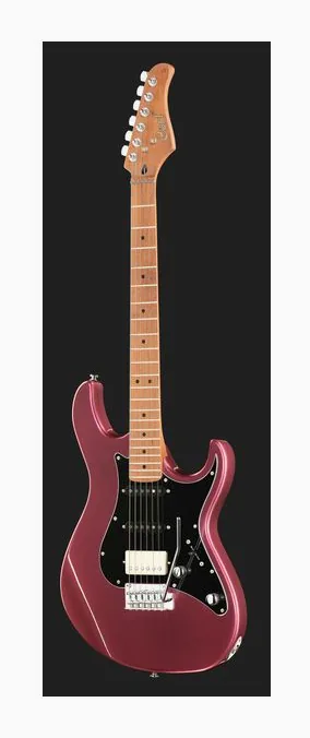 Cort G250 SE Vivid Burgundy, profilo laterale del corpo
