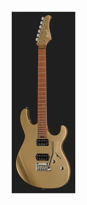 Cort G300 PRO Metallic Gold, selettore pickup e jack di uscita