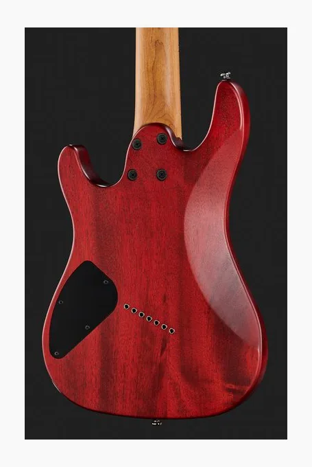 Cort KX307MS Open Pore Mahagony, curve del body viste dall'alto