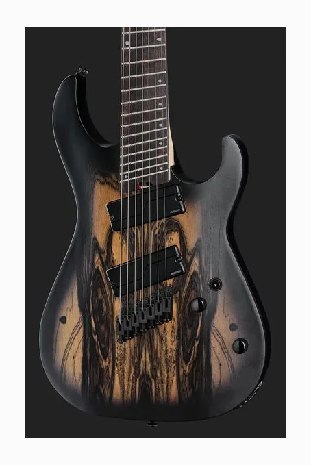 Cort KX507MS Pale Moon Ebony, selettore pickup e jack di uscita