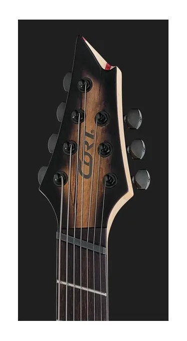 Cort KX507MS Pale Moon Ebony, manico e tastiera visti di lato