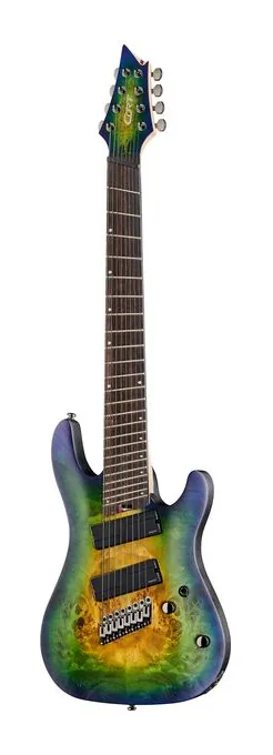 Cort KX508MS II Marina Blue Burst visto di fronte