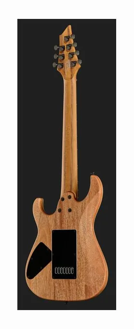 Cort KX707 Evertune Open Pore Black, pickup e manopole dei controlli