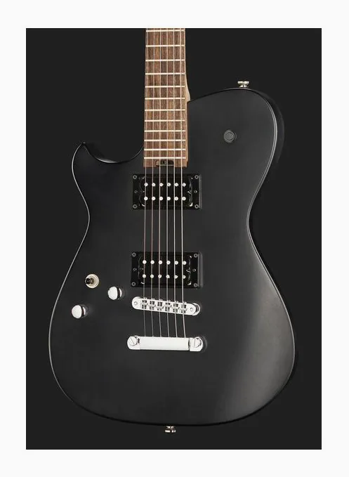 Cort MBM-2 Meta Dry Satin Black LH, manico e tastiera visti di lato