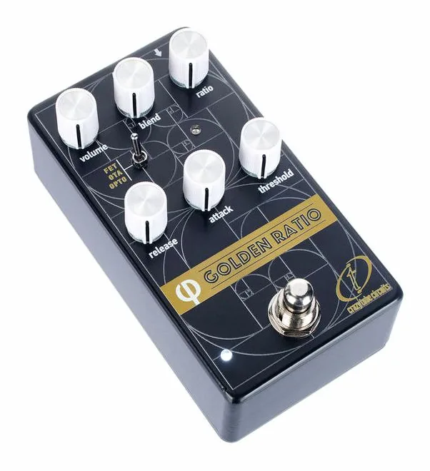 Crazy Tube Circuits Golden Ratio Phi V2 Kompressor, grafica del pannello superiore