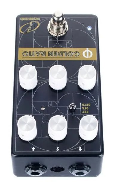Crazy Tube Circuits Golden Ratio Phi V2 Kompressor, led e interruttore a pedale