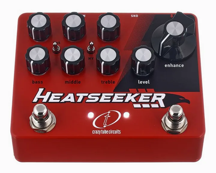 Crazy Tube Circuits Heatseeker, manopole e selettore dei canali