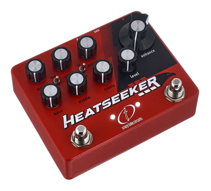 Crazy Tube Circuits Heatseeker, manopole e selettore dei canali