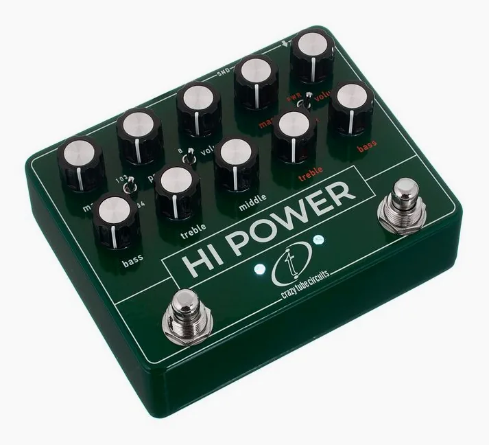 Crazy Tube Circuits HI-Power, ingressi e uscite laterali