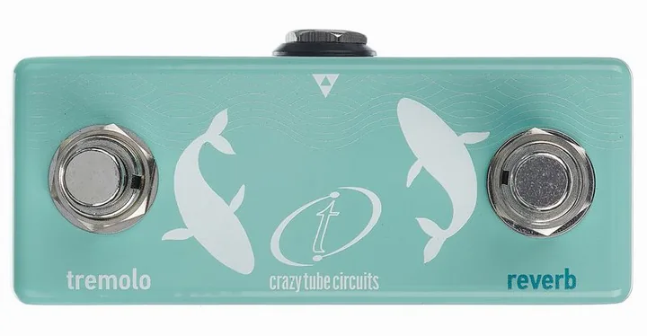Crazy Tube Circuits Remote Control White Wale V2, led e interruttore a pedale
