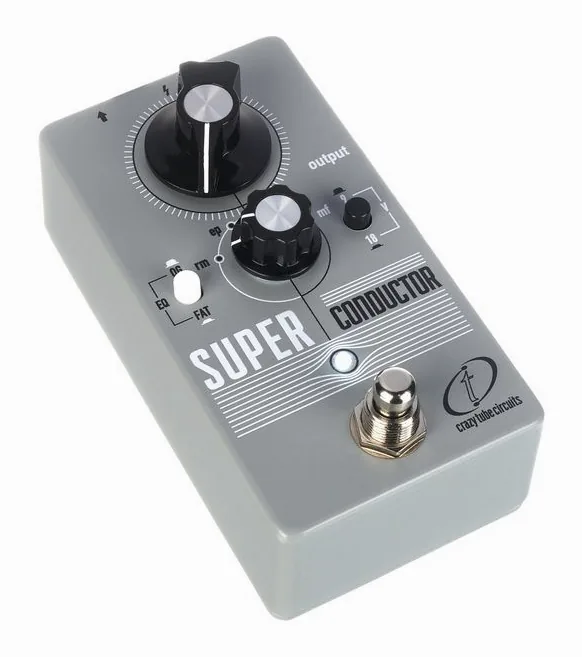 Crazy Tube Circuits Super Conductor - Boost, manopole viste dall'alto