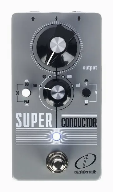 Crazy Tube Circuits Super Conductor - Boost, connettori sul retro dell'unita