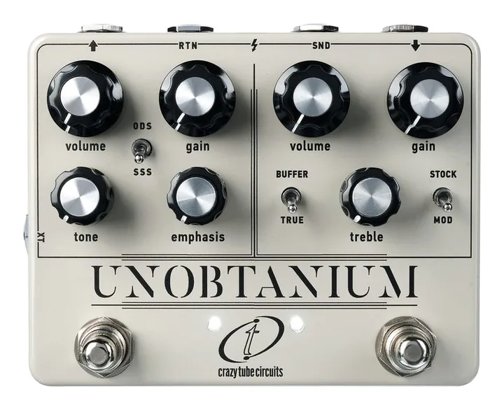 Crazy Tube Circuits Unobtanium, connettori sul retro dell'unita