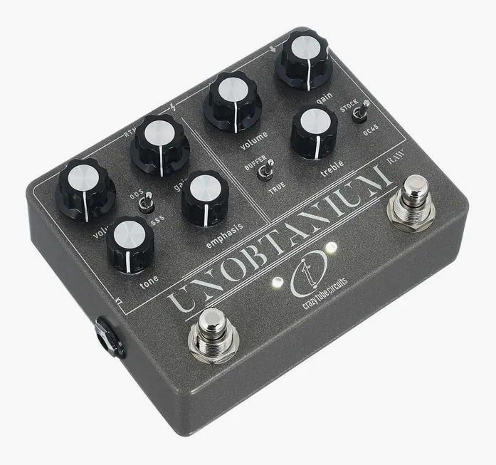 Crazy Tube Circuits Unobtanium Raw, ingressi e uscite laterali