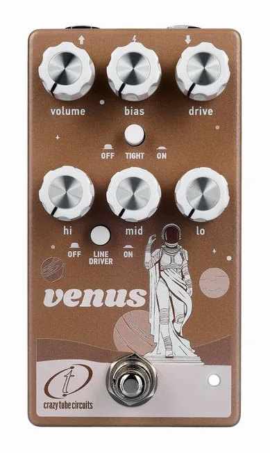 Crazy Tube Circuits Venus, grafica del pannello superiore