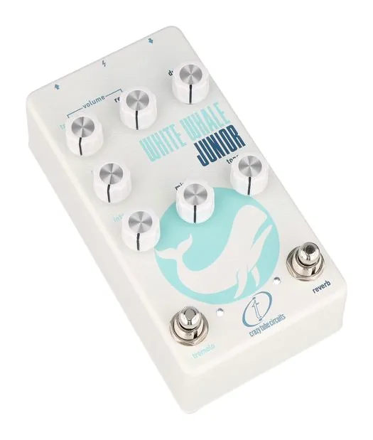 Crazy Tube Circuits White Whale JR, manopole viste dall'alto