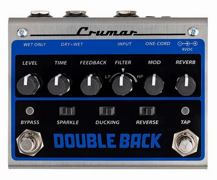 Crumar Double Back, connettori sul retro dell'unita
