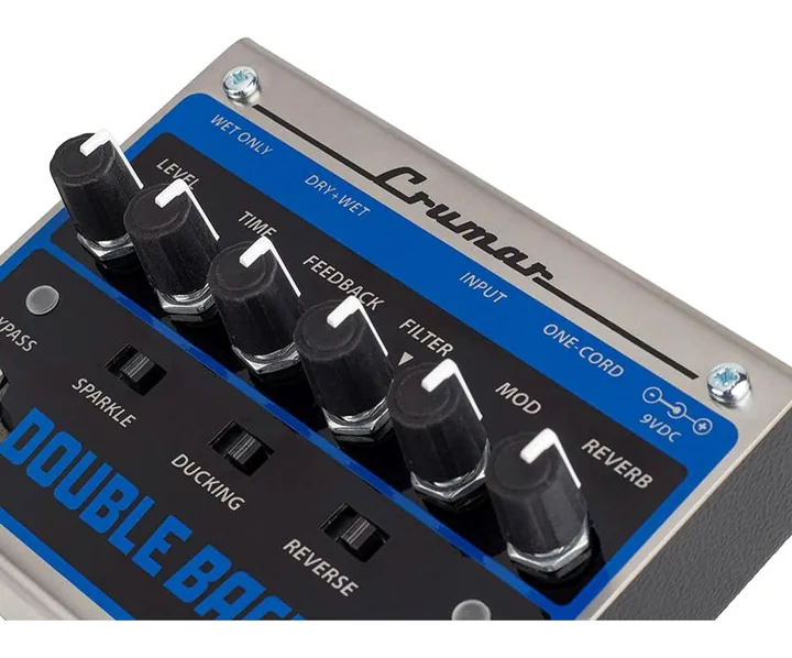 Crumar Double Back, connettori sul retro dell'unita
