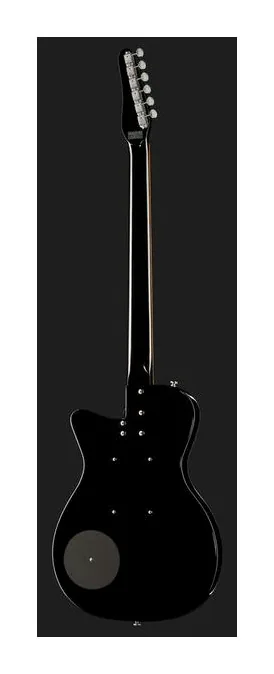 Danelectro 56 Vintage Baritone Black, capotasto e prime posizioni della tastiera