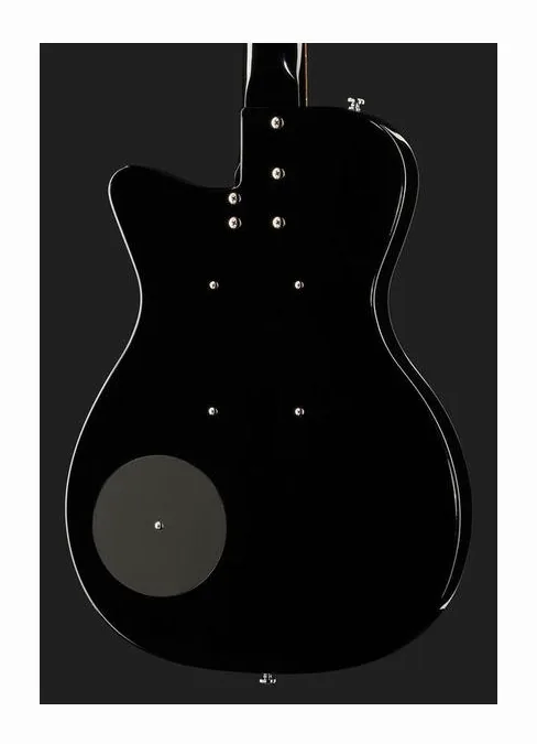Danelectro 56 Vintage Baritone Black, selettore pickup e jack di uscita