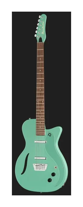 Danelectro 56 Vintage Baritone Dark Aqua, vista posteriore del corpo