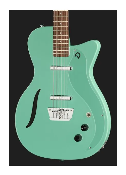 Danelectro 56 Vintage Baritone Dark Aqua, vista posteriore del corpo