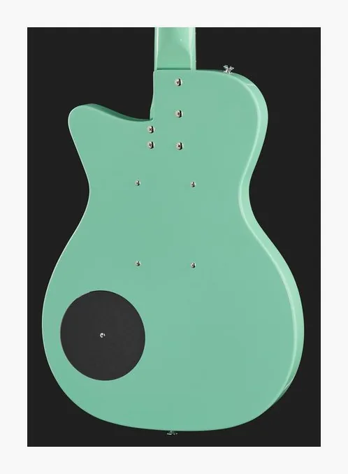 Danelectro 56 Vintage Baritone Dark Aqua, pickup e manopole dei controlli