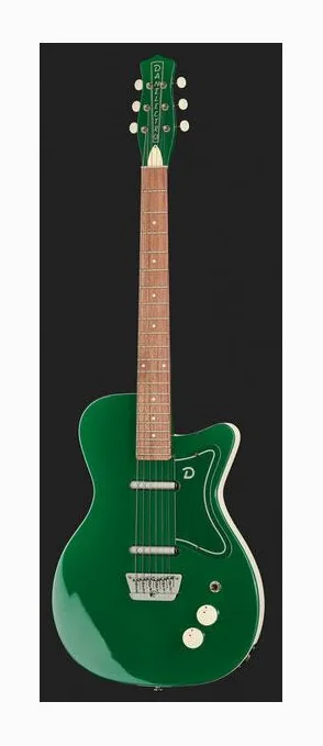 Danelectro 57 Jade, curve del body viste dall'alto