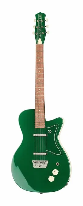 Danelectro 57 Jade fotografato frontalmente