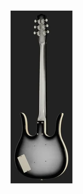 Danelectro 58 Longhorn Baritone BB, paletta con meccaniche e logo