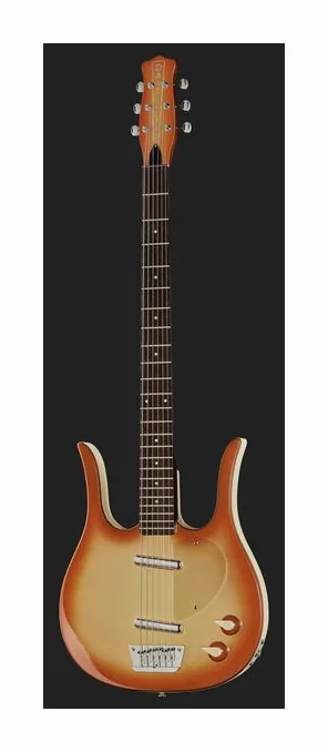 Danelectro 58 Longhorn Baritone CB, pickup e manopole dei controlli