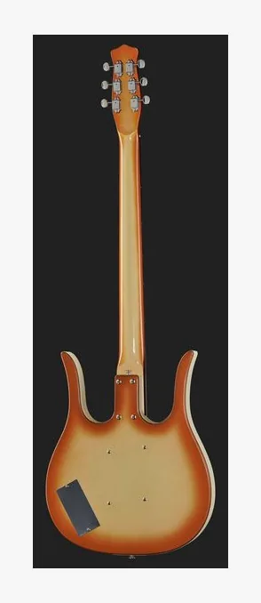 Danelectro 58 Longhorn Baritone CB, vista posteriore del corpo