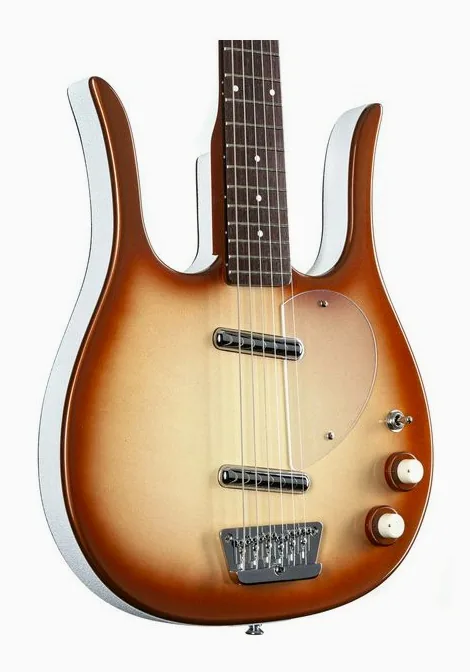 Danelectro 58 Longhorn CB, selettore pickup e jack di uscita