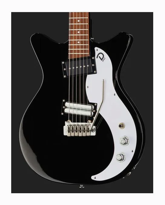 Danelectro 59 XT Black, capotasto e prime posizioni della tastiera