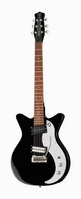 Danelectro 59 XT Black visto di fronte